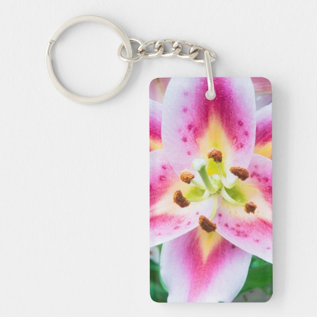 Lily Close-up Keychain (Front)