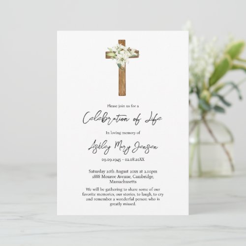 Lily Cross Celebration of Life Funeral
