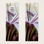 Lily Custom Bookmark (Front & Back)