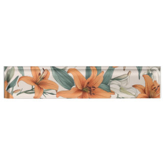 Lily Desk Name Plate