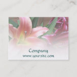 Lily Duo Floral Business Card at Zazzle