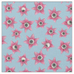 Lily Eyeball Blue Fabric