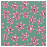 Lily Eyeball Green Fabric