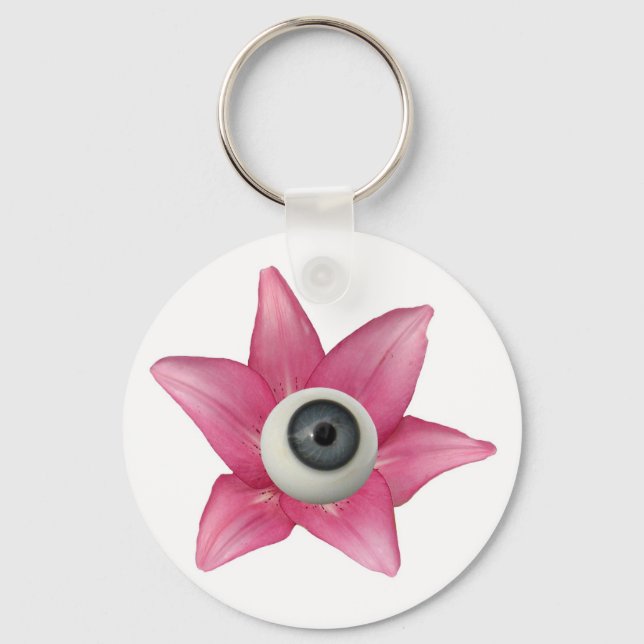 Lily Eyeball Keychain (Front)