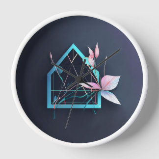 Lily flower  clock