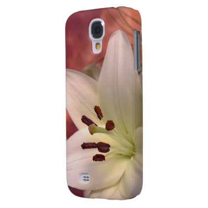 Lily flower galaxy s4 case
