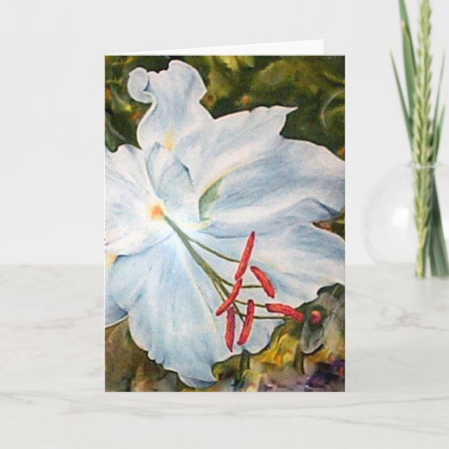 Lily Flower, Greeting Card (Front)