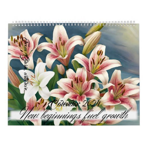 Lily Flowers Tiger Lily Calla Pink Lilies Calendar
