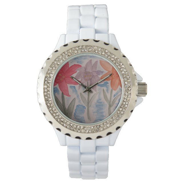 Lily Flowers Watch (Front)
