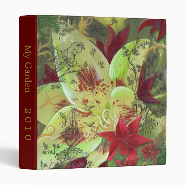 Lily Garden Binder (Front/Spine)