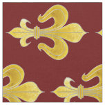 Lily Gold Silver + your background &amp; ideas Fabric