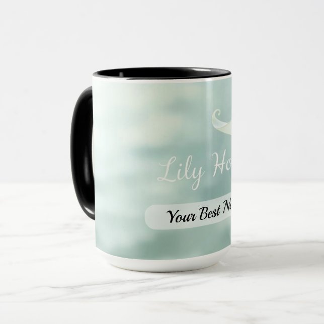 Lily Hope Curve Mug Custom (Front Left)
