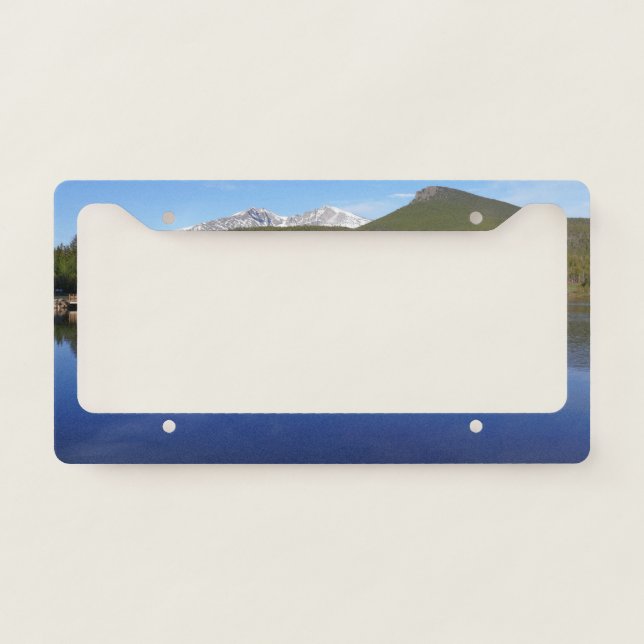 Lily Lake at Rocky Mountain National Park License Plate Frame (Front)