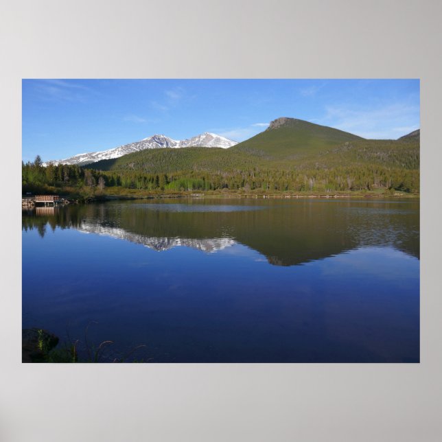 Lily Lake at Rocky Mountain National Park Poster (Front)