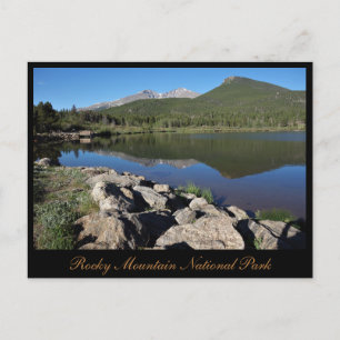 Lily Lake Rocky Mountain National Park Postcard