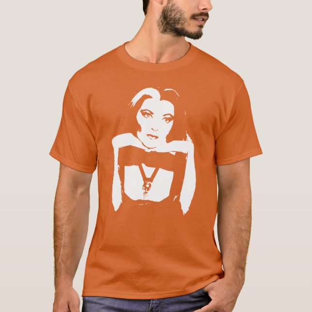 Lily Lilly Munster Horror Movie friends T-Shirt (Front)