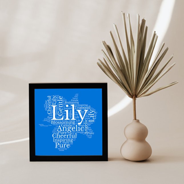 Lily Name Cloud Customizable Poster (Creator Uploaded)