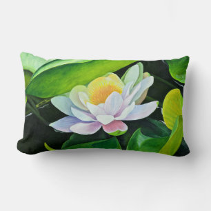 Lily of Conscience Floral Collection Lumbar Pillow