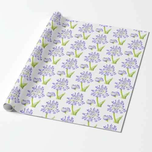 Lily of the Nile on Wrapping Paper