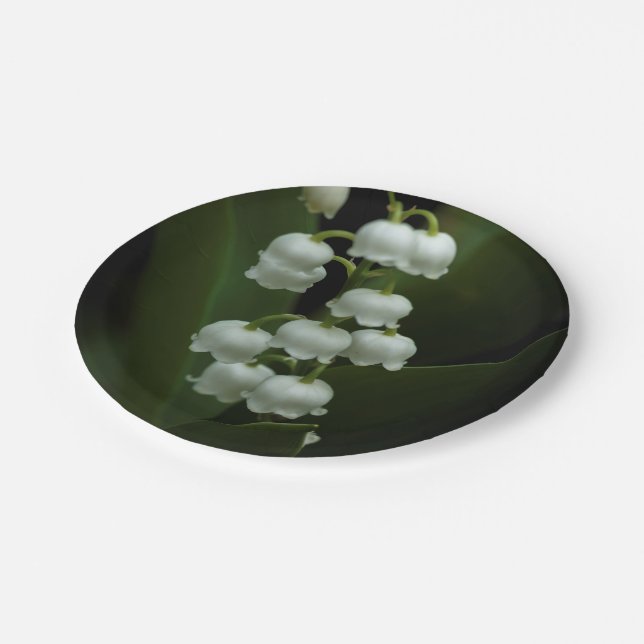Lily of the Valley-0308 Paper Plates (Angled)