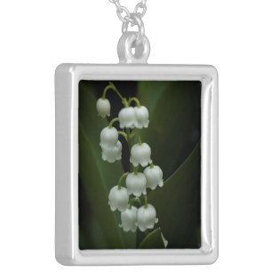 Lily of the Valley-0308 Silver Plated Necklace