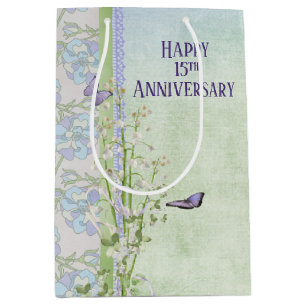 Lily of the Valley 15th Anniversary Medium Gift Bag