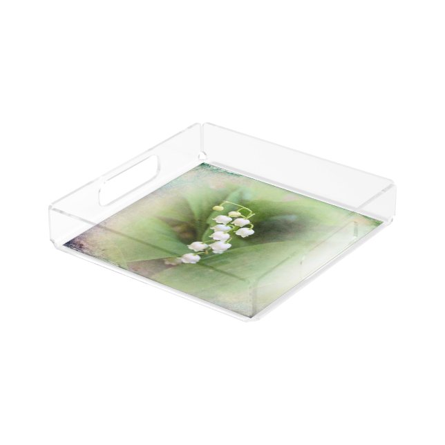 Lily of the valley Acrylic Tray (Angled)