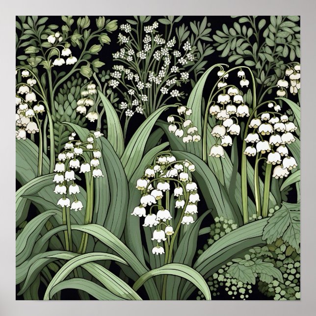 Lily of the Valley Art Print (Front)