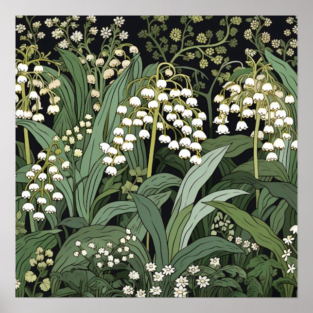 Lily of the Valley Art Print (Front)