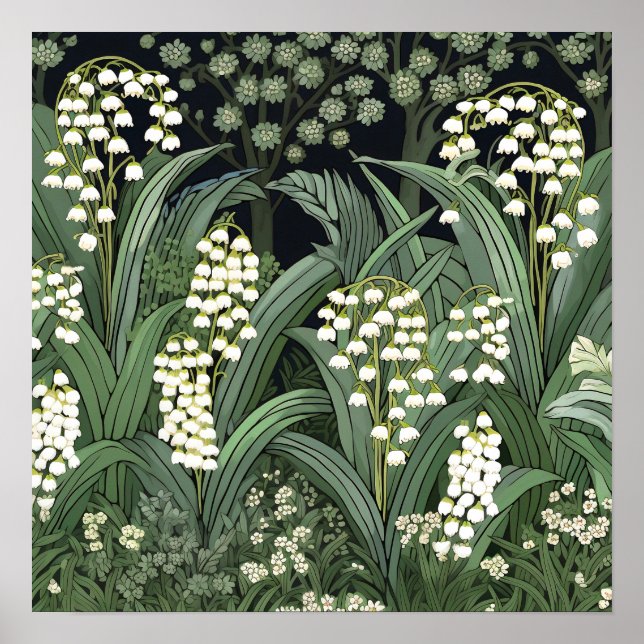 Lily of the Valley Art Print (Front)