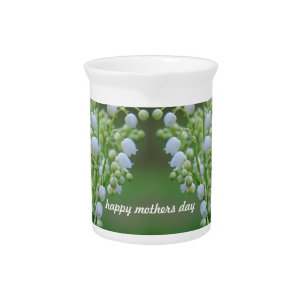 Lily of the valley beverage pitcher