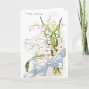 Lily of the Valley Birthday Card