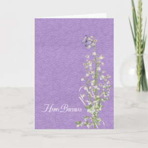 Lily of the Valley birthday Card