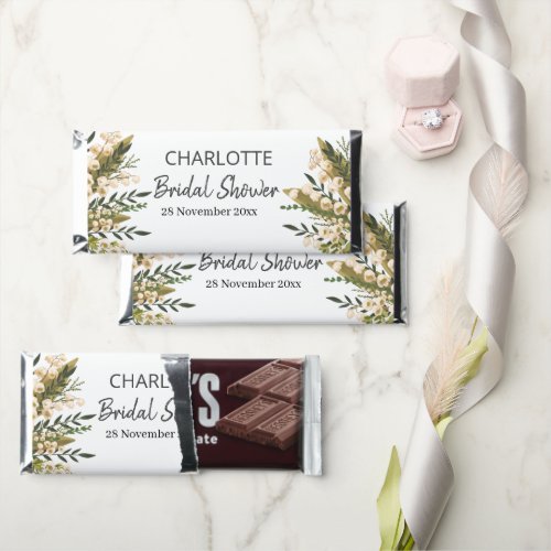 Lily Of The Valley Bouquet Bridal Shower  Hershey Bar Favors