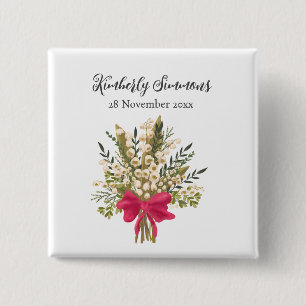 Lily Of The Valley Bouquet  Button