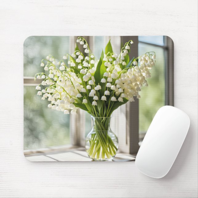 Lily Of The Valley Bouquet Mouse Pad (With Mouse)