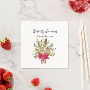 Lily Of The Valley Bouquet  Napkins