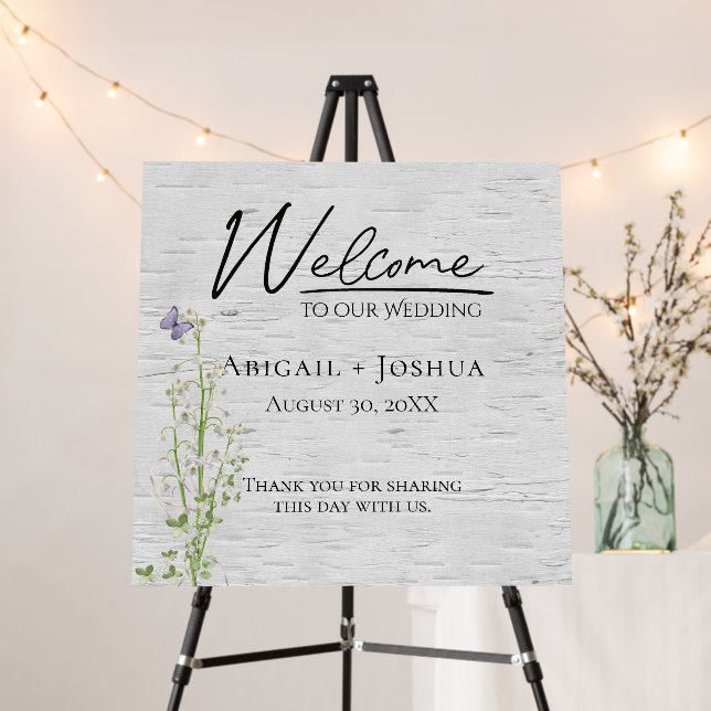 Lily Of The Valley Bouquet On Birch Foam Board (In Situ (Stand))