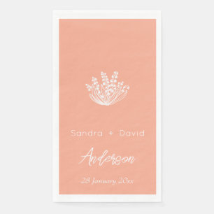 Lily of the Valley,Bridal Shower/Engagement,Weddin Paper Guest Towels