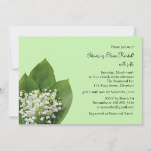 Lily of the Valley Bridal Shower Invitation