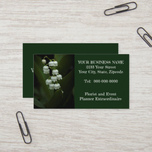 Lily of the Valley Business Card