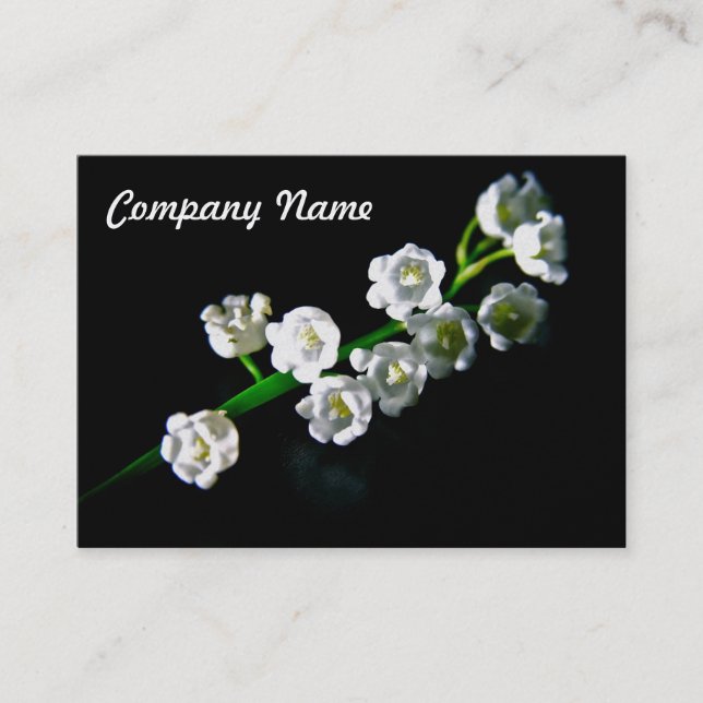 Lily of the Valley Business Card (Front)