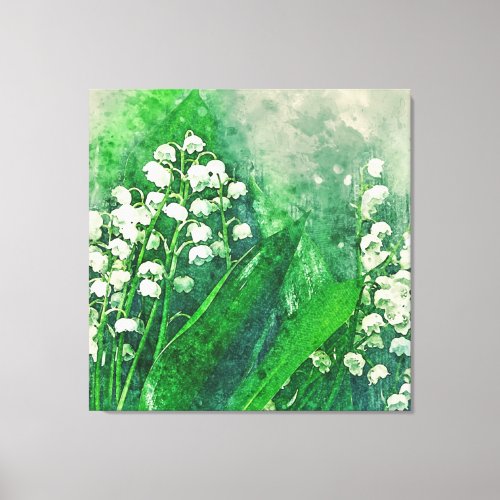 Lily of the Valley Canvas Print