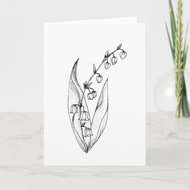 Lily of the Valley Card (Front)