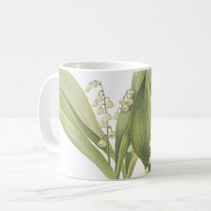 Lily-of-the-valley(Convallaria majalis) by Redouté Coffee Mug