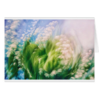 Lily of the Valley Dance in Blue Cards