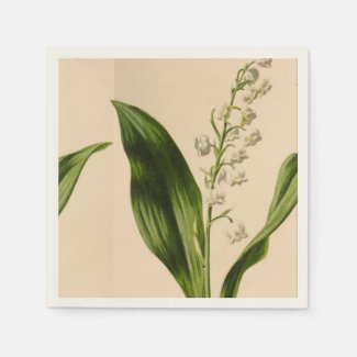 Lily of the Valley Ecru Napkins