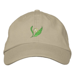 Lily Of The Valley Embroidered Baseball Cap