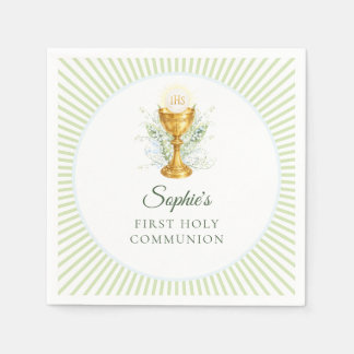 Lily of the Valley First Holy Communion Napkins