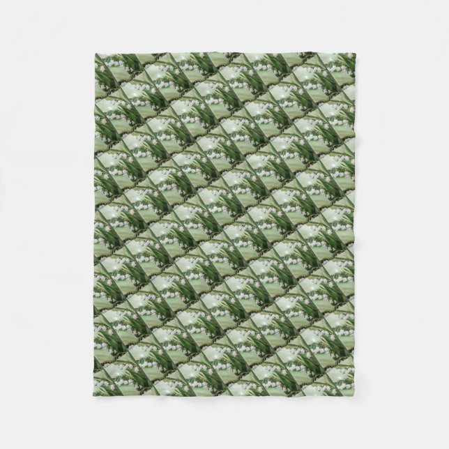 LILY OF THE VALLEY FLEECE BLANKET (Front)